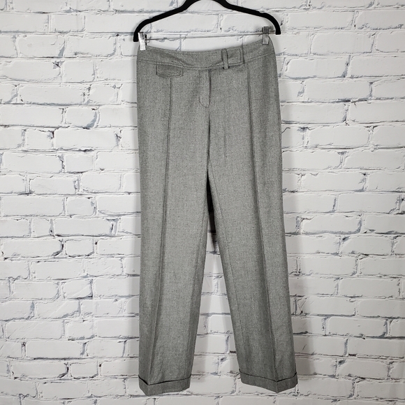 St. John Pants - St. John Couture Gray Cashmere and Silk Trousers